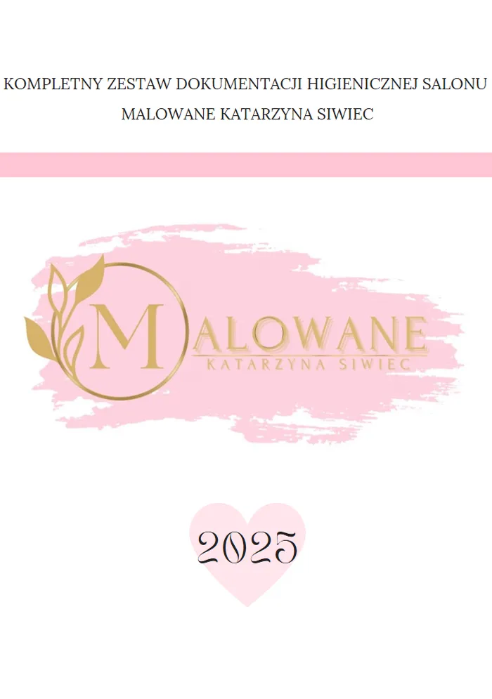 Dokumentacja higieniczna - strona 5